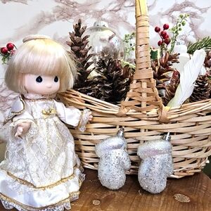 Martha Stewart Mittens Christmas Ornaments  set of 2